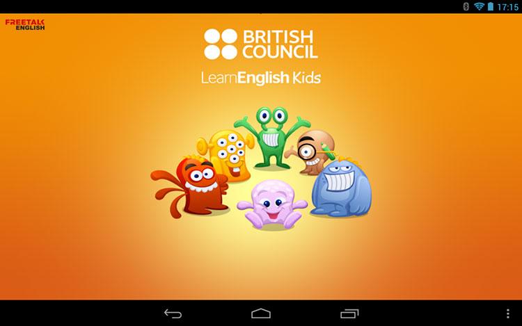 app phần mềm học tiếng anh cho trẻ em miễn phí learnenglish kids