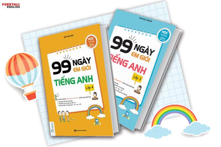 Sách dạy tiếng Anh cho trẻ em tiểu học 99 Ngày Em Học Giỏi Tiếng Anh